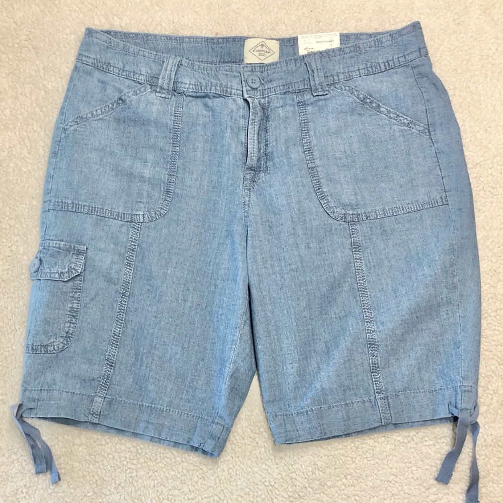 St. John's Bay Women's Cargo Bermuda Shorts